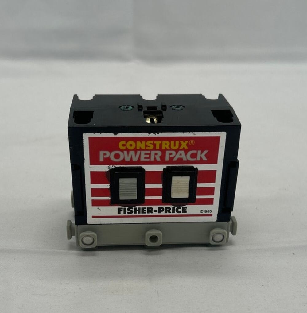 1985 Fisher-Price Construx Power Pack Motorized Unit Vintage Building Toy Part